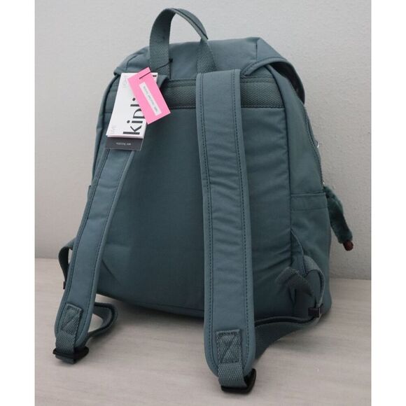 Kipling KI0365-0FE Size Medium Light Aloe Tonal Green Fiona Nylon Backpack main image 8